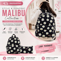 Ensemble scolaire et urbain composé d’un sac à dos Imperial et d’une trousse assortie