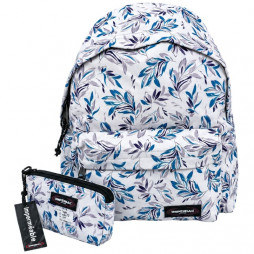 sac à dos scolaire  IMPERIAL au fond blanc lumineux