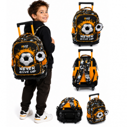 Cartable scolaire à roulettes MUST Team pour garçon