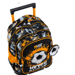 Cartable scolaire à roulettes MUST Team pour garçon