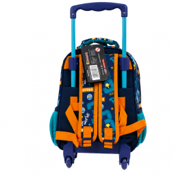 Cartable à roulettes MUST Team Rocket pour garçon