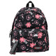 Sac à dos scolaire Imperial motif fleurs roses