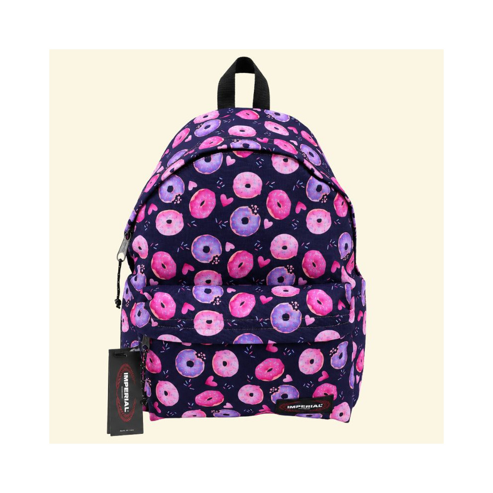 Sac à dos scolaire Imperial motif Donuts