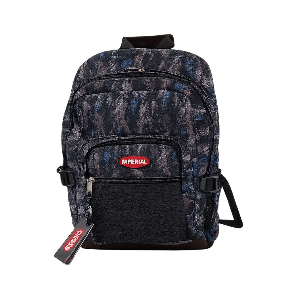 Sac à dos scolaire Imperial camouflage gris