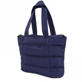 Sac Tote Matelassé (Noir / Bleu marine)