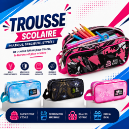 trousse scolaire Big Bag au design moderne
