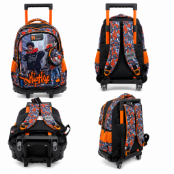 pack scolaire cartable et accessoire  Hip Hop M Team 4 pieces