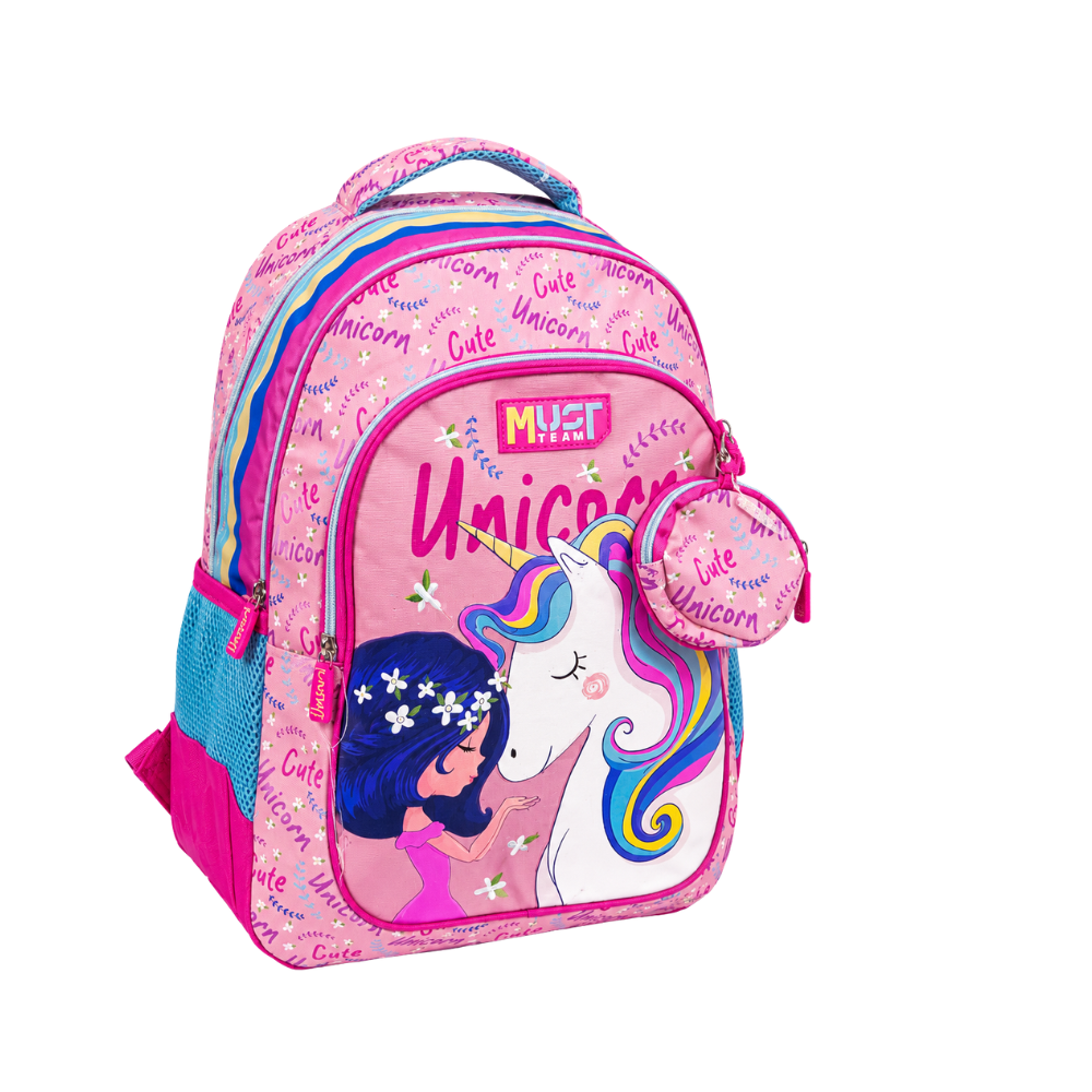 Sac à dos MUST  Licorne Rose