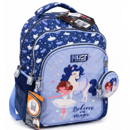 set scolaire MUST TEAM 3 pièces au design féerique