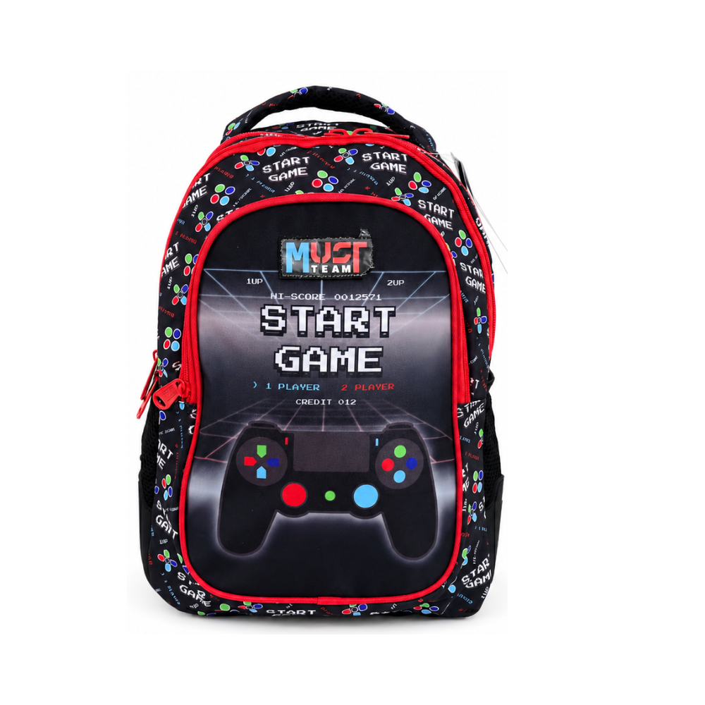 Sac à dos scolaire MUST Team au style gaming
