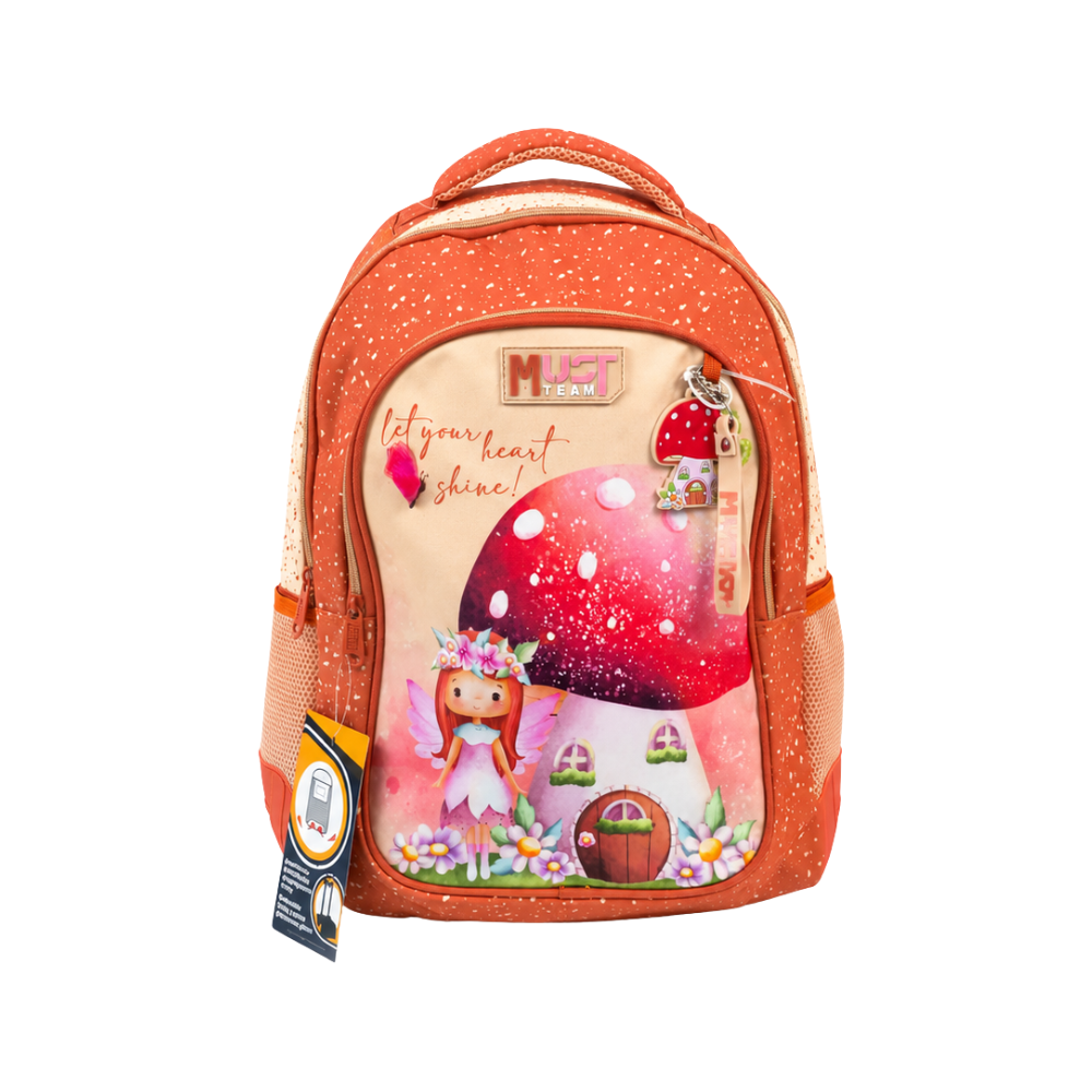 Sac à dos scolaire pour fille au design féerique
