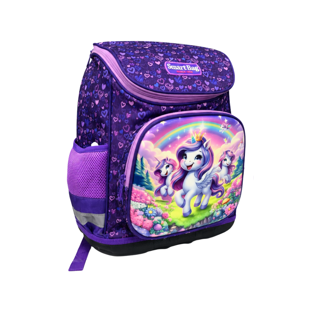 Sac à dos scolaire pour fille au design féerique