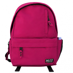 Sac à dos scolaire Must Team de couleur rose fuchsia