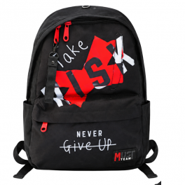 Sac à dos Must Team noir au style sportif
