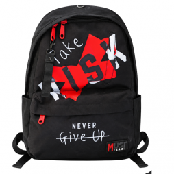 Sac à dos Must Team noir au style sportif