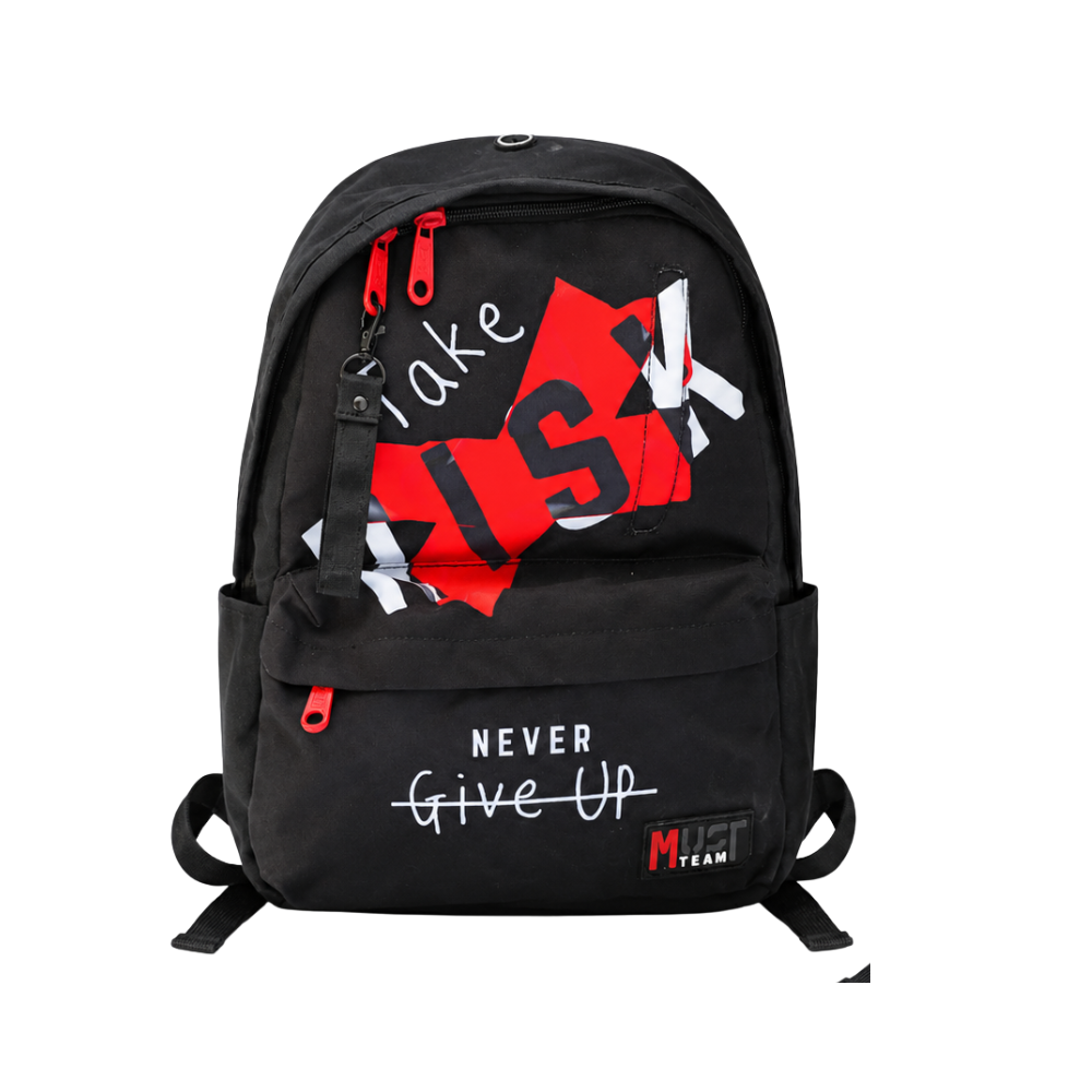 Sac à dos Must Team noir au style sportif