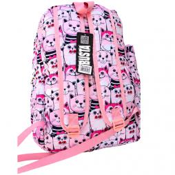 Sac à dos scolaire Robusta rose au design adorable