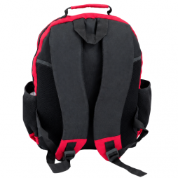 sac à dos Mintra rouge et noir, au design sportif, moderne et pratique
