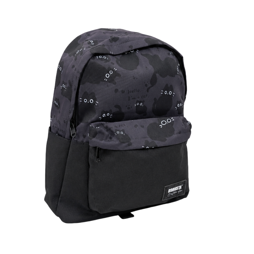 sac à dos Robusta noir et gris au design moderne et discret