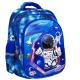 Sac à dos scolaire enfant bleu au thème astronaute et espace