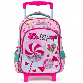 Sac à dos scolaire trolley Must Lollipop spécialement conçu pour les petites filles