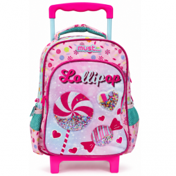 Sac à dos scolaire trolley Must Lollipop spécialement conçu pour les petites filles