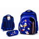 Sac à dos scolaire Sonic avec trousse assortie