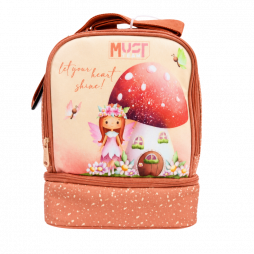 ce joli sac repas Must Team pour fille décoré d’une adorable fée