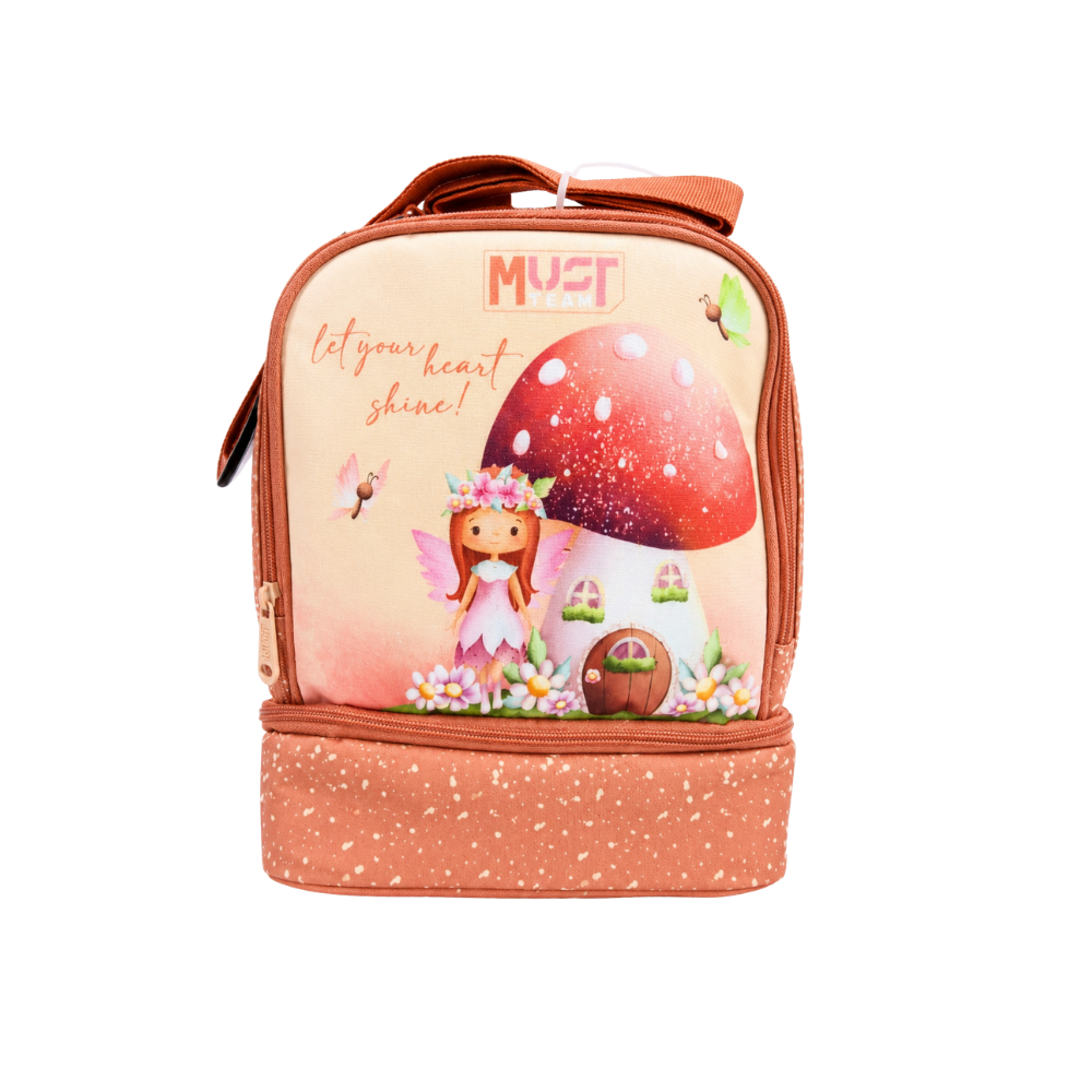 ce joli sac repas Must Team pour fille décoré d’une adorable fée