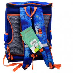 Cartable scolaire Cool School bleu et orange avec motif espace et vaisseau futuriste