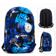 Sac à dos scolaire Robusta au design graffiti bleu et noir