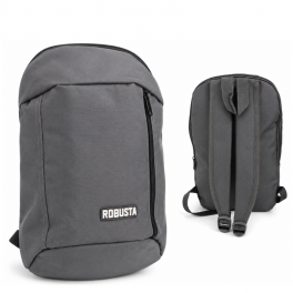 Sac à dos Robusta gris au design sobre et moderne