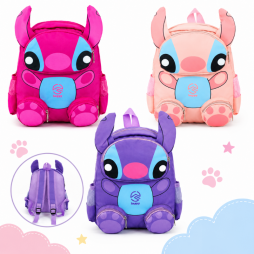 Sac à dos maternelle pour enfant au design d’animal fantastique, disponible en rose fuchsia