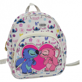 Sac à dos Stitch pour petits enfants, disponible en bleu ou blanc et rose