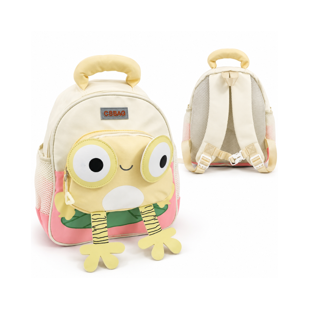 Sac à dos maternelle pour enfant au design grenouille