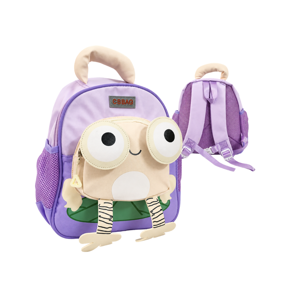 Sac à dos maternelle pour enfant au design grenouille