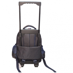 Cartable à roulettes bleu marine pour enfant