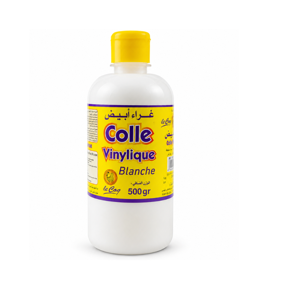 Colle vinylique blanche Le Coq  Flacon de 500 g