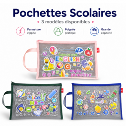 pochettes scolaires avec poignée