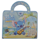 Kit créatif de stickers Stitch présenté dans une jolie mallette avec poignée