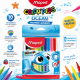 10 feutres lavables Maped Color’Peps Ocean