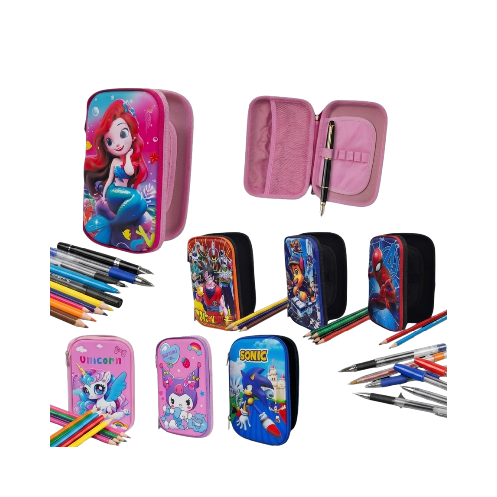 Trousse scolaire rigide pour enfants