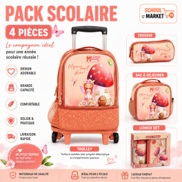 le Pack Scolaire MUST Team  4 pièces