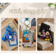 Porte-badge fantaisie avec porte-clés 3D