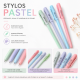 lot de 4 stylos gel OX en couleurs rouge, bleu, vert et noir
