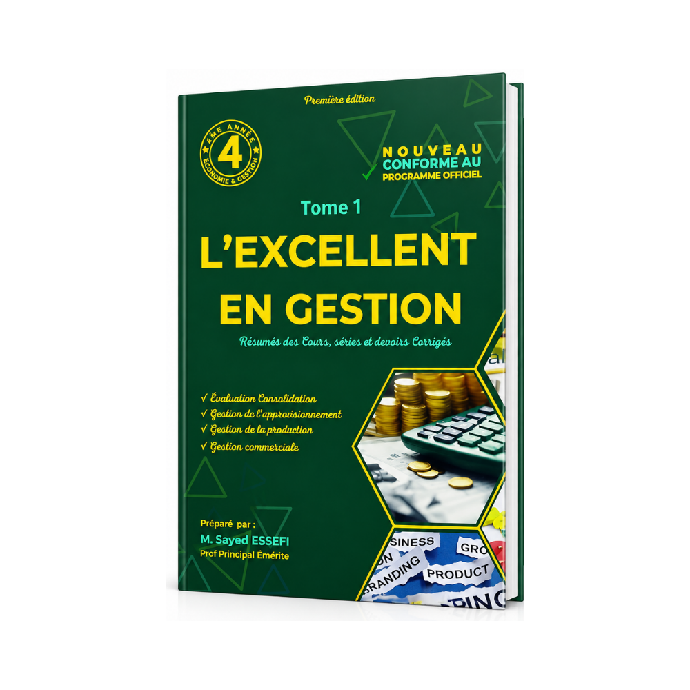 l'excellent en gestion bac economie tome 1