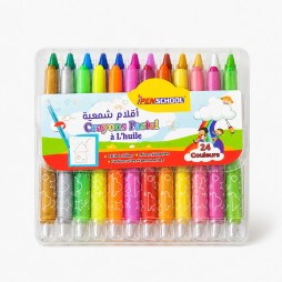 Crayons pastel à l’huile PENSCHOOL – 24 couleurs