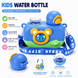 Bouteille d’eau pour enfant au design coloré et ludique
