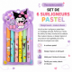 Set de 6 surligneurs pastel kawaii