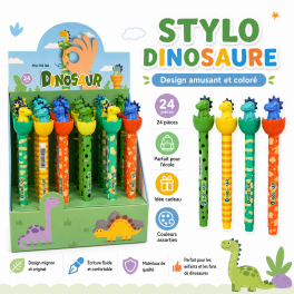 Stylo dinosaure original et coloré